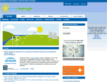 Tablet Screenshot of euro-energie.com